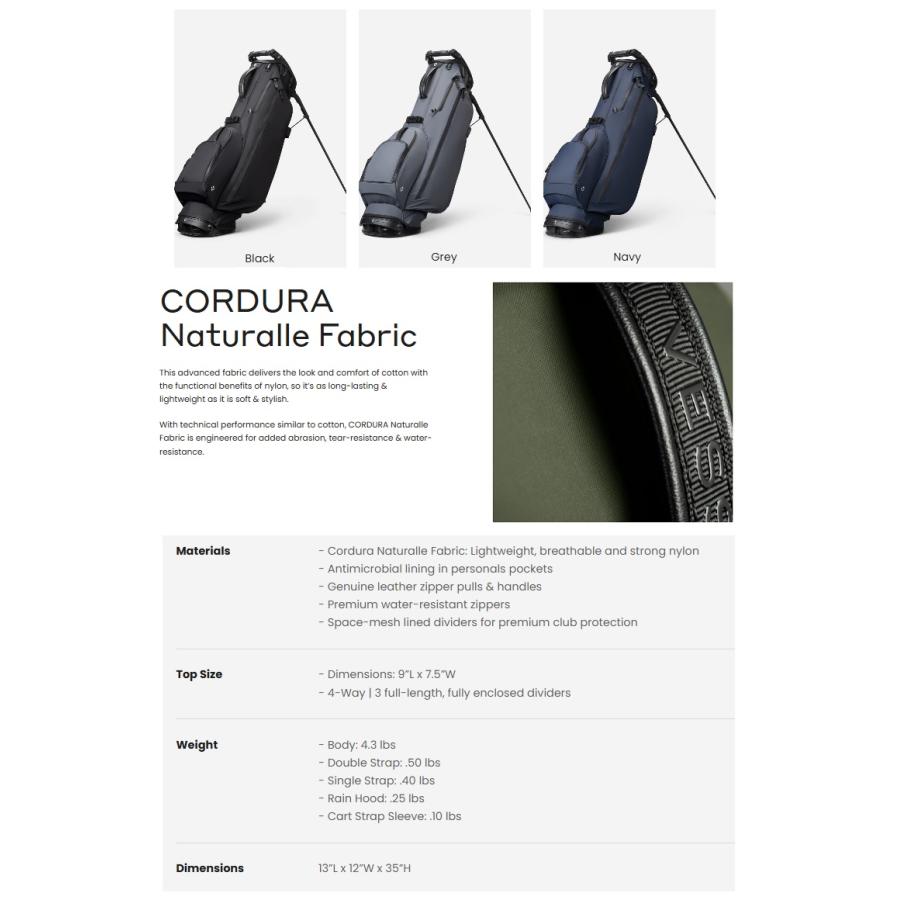 VESSEL VESSEL Lux Air Stand Bag ベゼル ルクス エアー スタンド