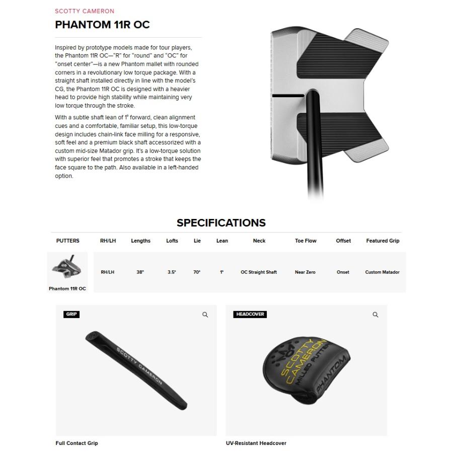 SCOTTY CAMERON (レフティモデル) Scotty・Cameron 2025 Phantom 11R