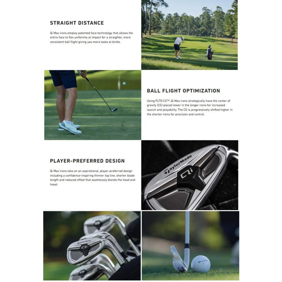 (レフティモデル)TaylorMade 2026 Qi Women's Max Iron テーラーメイド 2026 キューアイ マックス レディース アイアン 5本セット_2