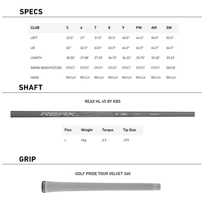 (レフティモデル)TaylorMade 2026 Qi Max HL Iron テーラーメイド 2026 キューアイ マックス ハイローンチ アイアン 5本セット_3