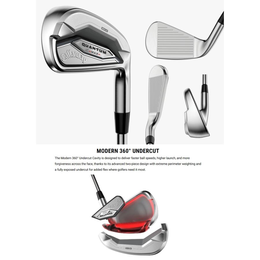極美品★QUANTUM MAXアイアンセット 6本セット クァンタム Callaway（キャロウェイ） Callaway Quantum Max Iron クアンタム