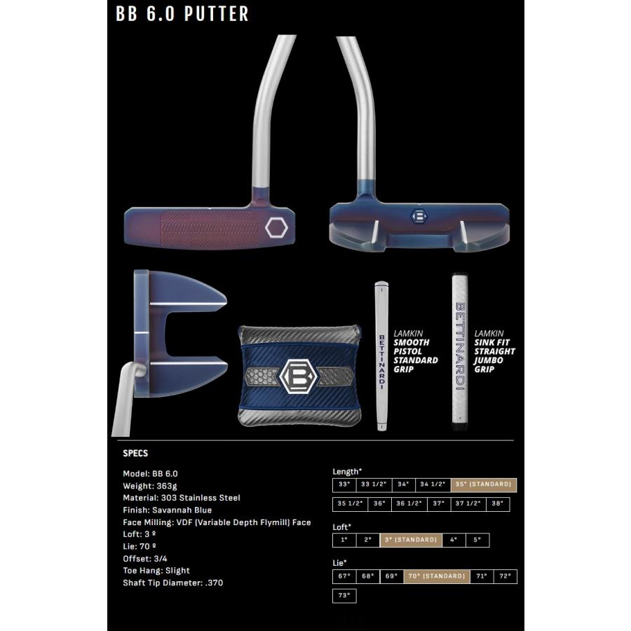 BETTINARDI（ベティナルディ） Bettinardi 2026 BB 6.0 Putter 2026