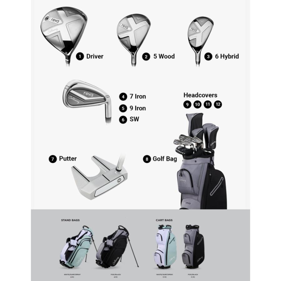 Callaway（キャロウェイ） Callaway 2026 Women's REVA 8-Piece