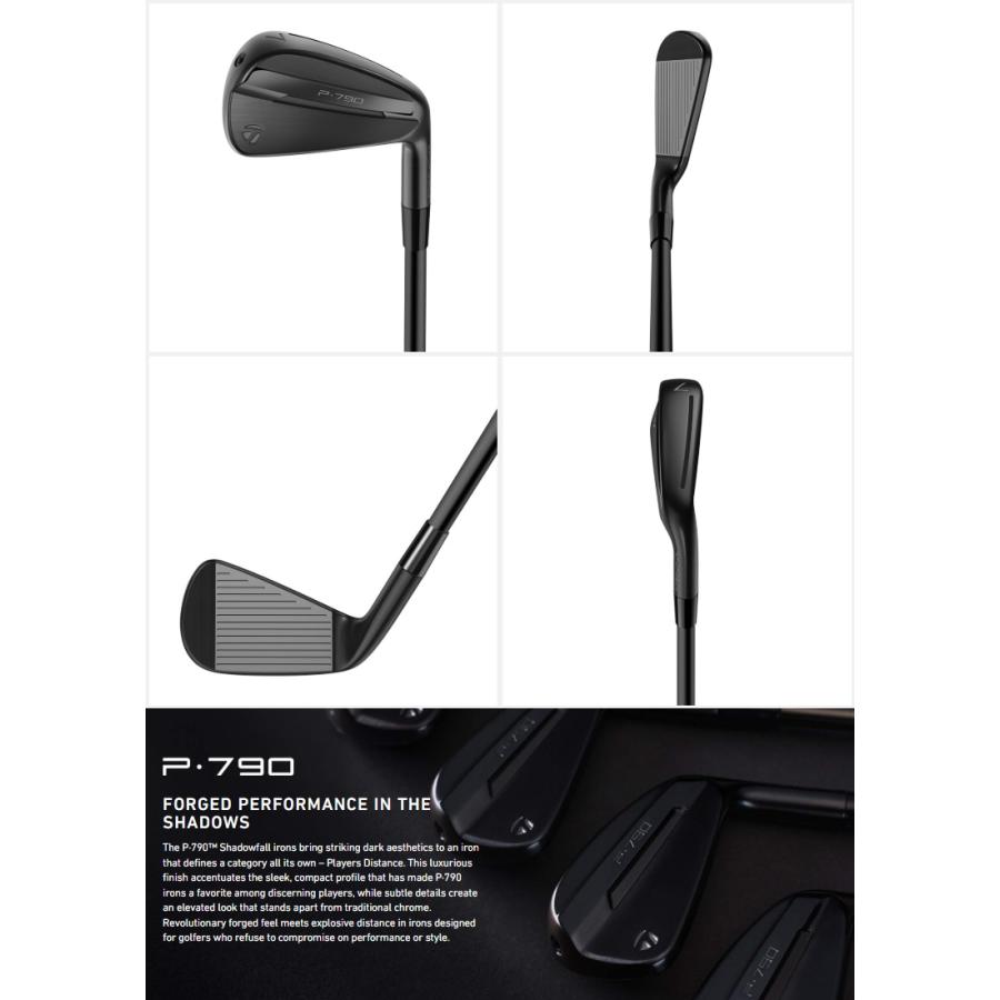 Taylormade テーラーメイド P790 Shadowfall アイアン-SAGAミンク