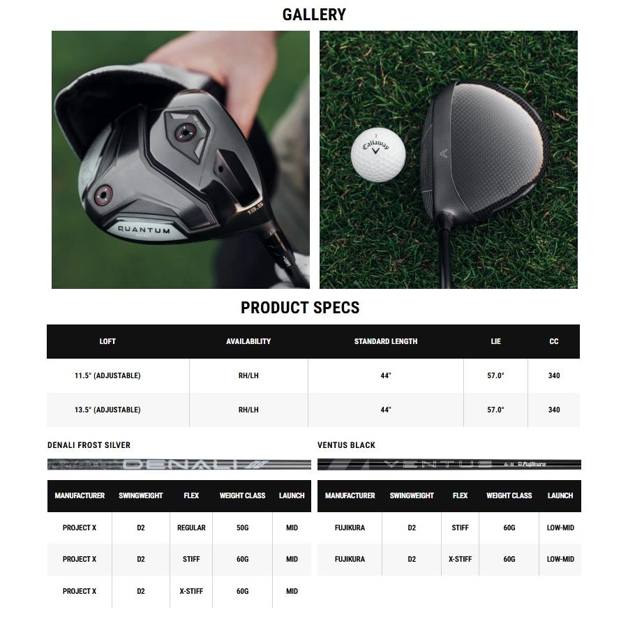 Callaway（キャロウェイ） (レフティモデル) Callaway Quantum Mini