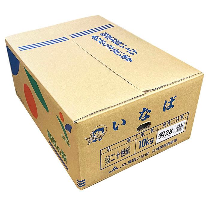 鳥取県産 梨 二十世紀梨 秀品 20〜28玉入り 10kg（箱）和梨 国産