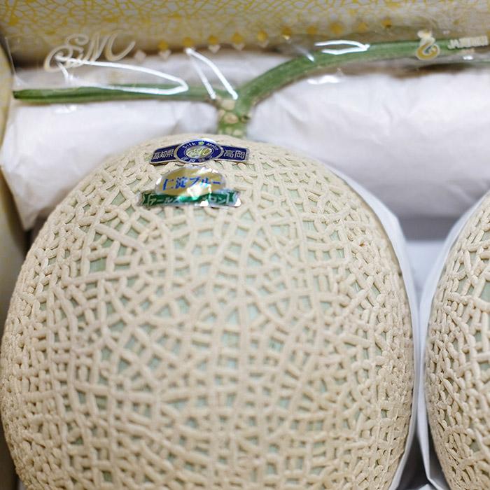 高知県産 アールスメロン 秀品 2玉入り （箱） : 生鮮卸売市場 - 通販