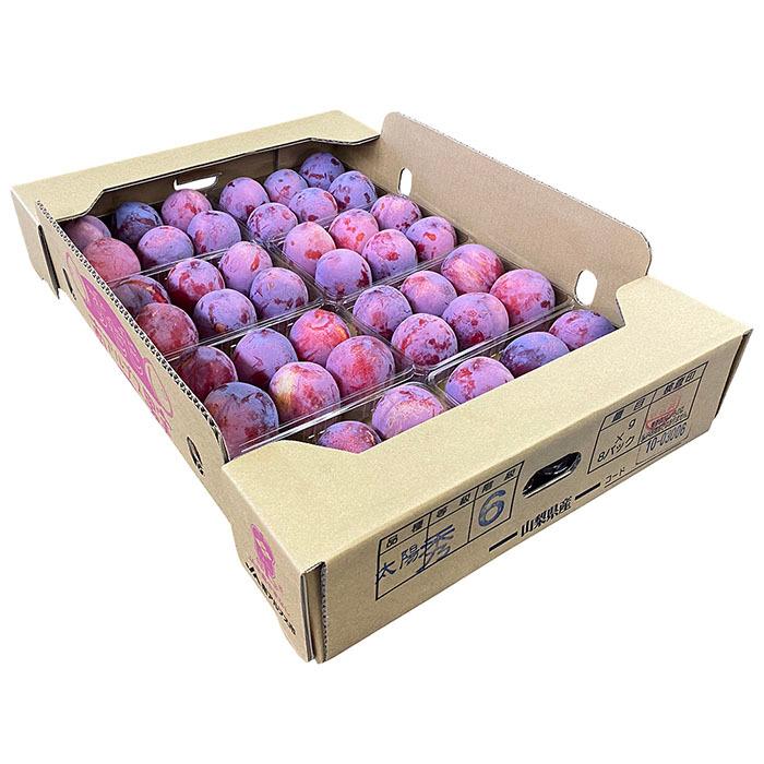 山梨県産 プラム（すもも）太陽 秀品 4kg（8パック入り） : 生鮮卸売