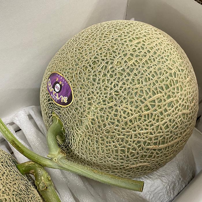 北海道産 赤肉・青肉メロン 2玉入り （箱） : 生鮮卸売市場 - 通販