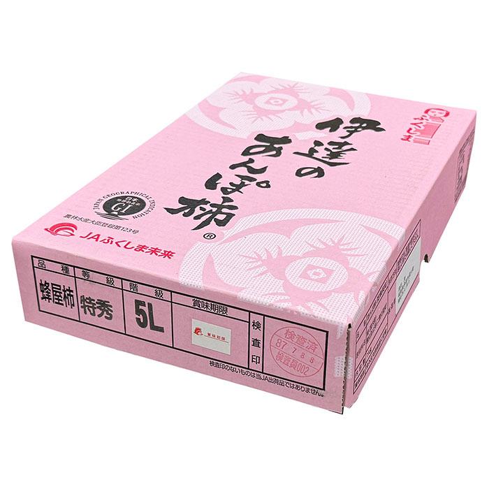 ふくしま 伊達のあんぽ柿 （蜂屋柿） 特秀 4L〜5Lサイズ 9〜10個入 約