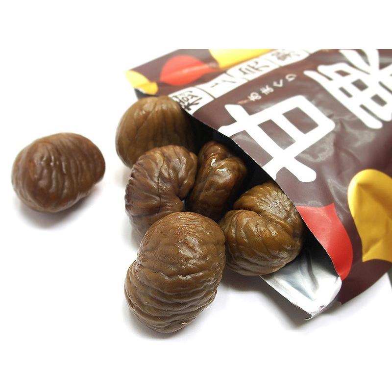 樹上完熟の甘栗 特選A級 大粒 180g （60g×3袋入り） 有機栗 無添加 皮