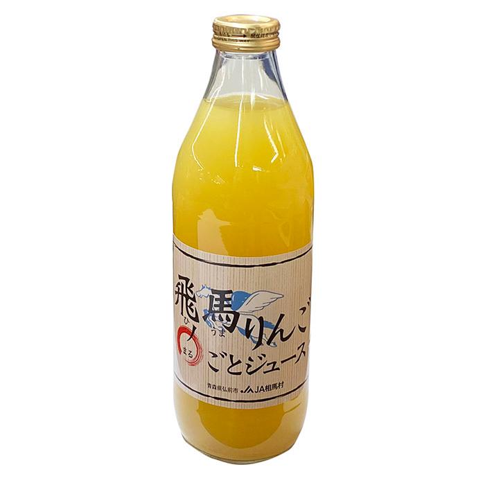 青森県産 飛馬りんご まるごとジュース 1000ml×6本入り（箱） りんご