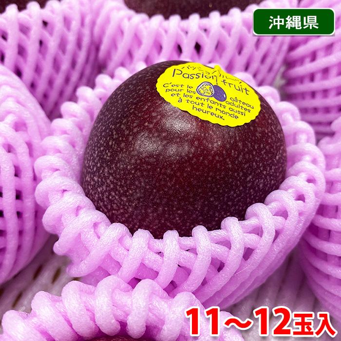 沖縄県産 パッションフルーツ 秀品 M〜Lサイズ 11〜12玉入 （化粧箱