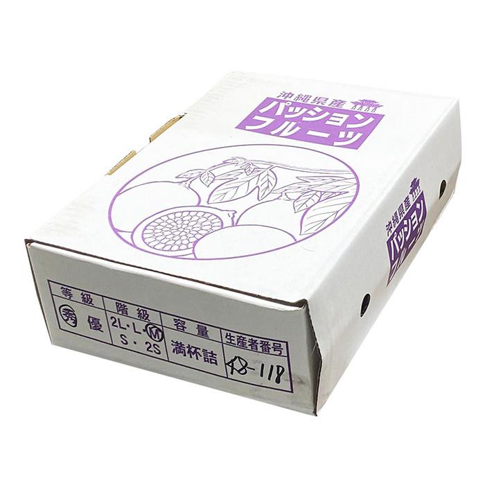 沖縄県産 パッションフルーツ 秀品 M〜Lサイズ 11〜12玉入 （化粧箱