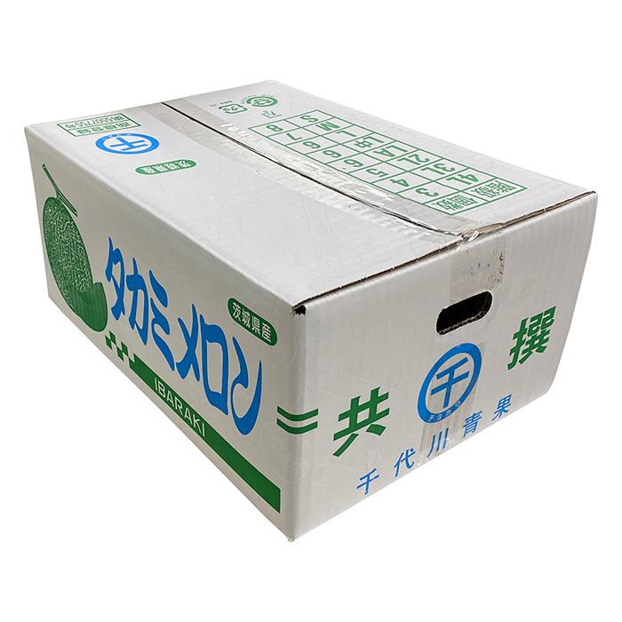 茨城県産 タカミメロン （貴美メロン） 秀品 3L〜4Lサイズ 3〜4玉入り