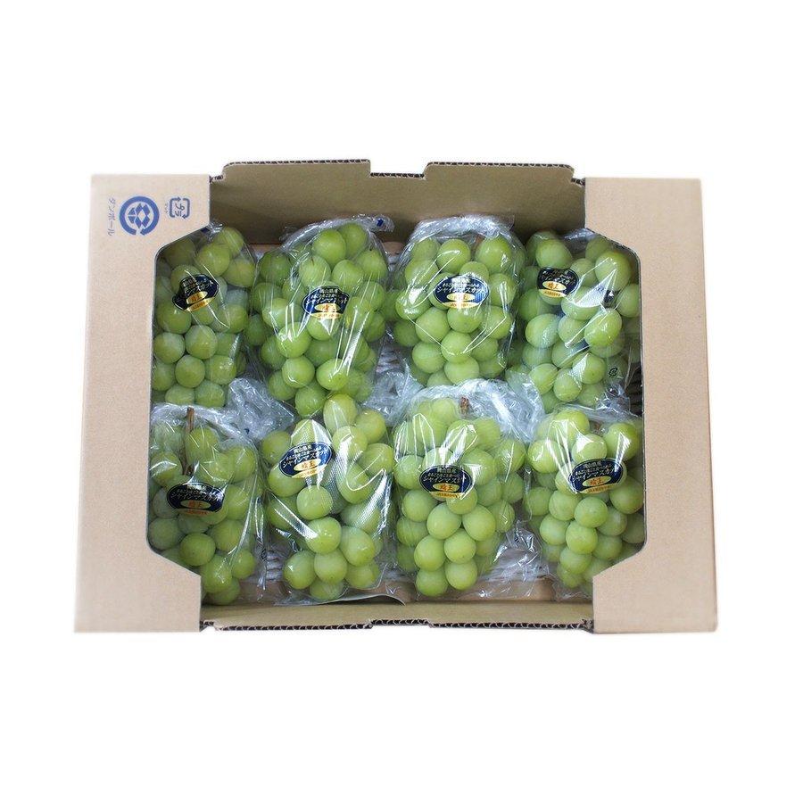 岡山県産 シャインマスカット 秀品 300g×8パック詰め : 生鮮卸売市場