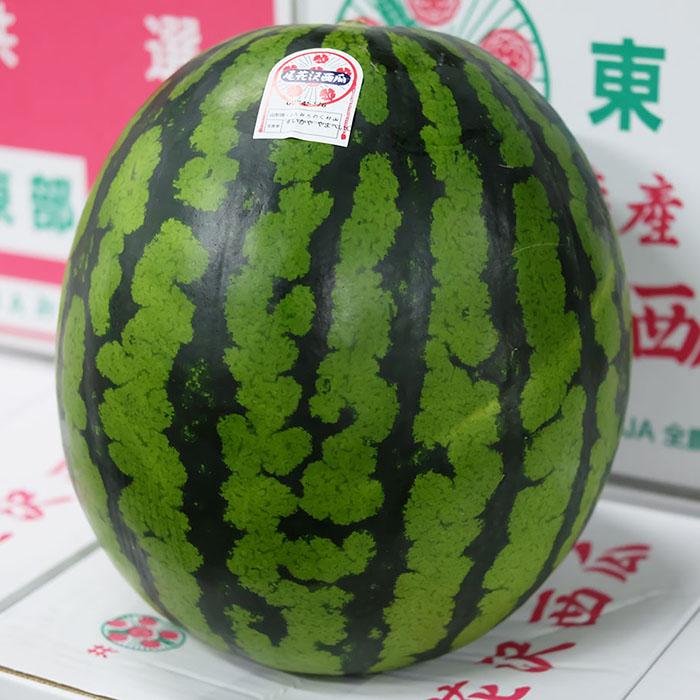 山形県産 尾花沢すいか A等級 3Lサイズ 2玉入 （箱） ギフト スイカ