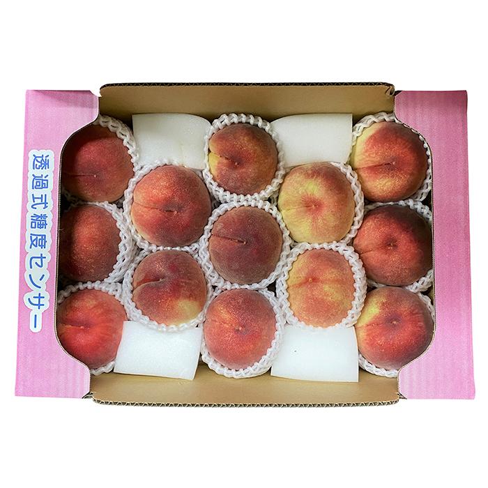 山形県産 桃 川中島白桃 秀品 13〜15玉入 約5kg (箱) : 生鮮卸売市場