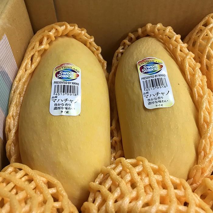 タイ産マンゴー マハチャノ 12〜15玉入り（空輸タイプ） : 生鮮卸売
