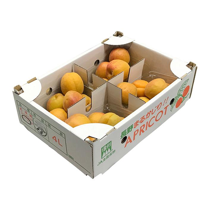 長野県産 あんず 秀品 4パック入り （箱） : 生鮮卸売市場 - 通販