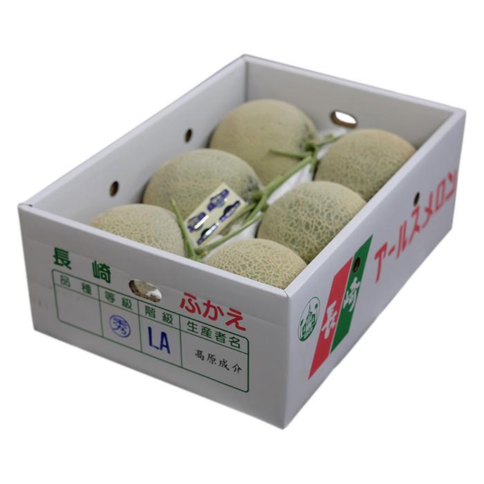 産地直送！アールスメロン❗️6玉入箱込み9キロ前後！2ケース 楽天市場】長崎県産 アールスメロン 秀品 Lサイズ 6玉入り （箱） 送料