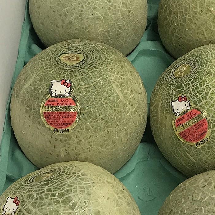 青森県産 メロン レノン 秀品 L〜3Lサイズ 4〜6玉入り （箱