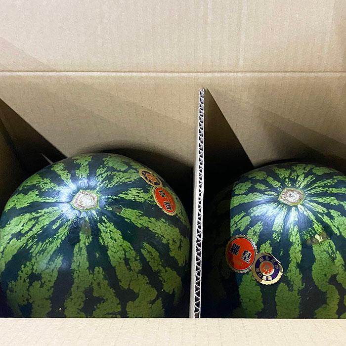 入手困難！西瓜の匠厳選某ブランド西瓜（超超特大14Kg〜箱内ラッピング　誕生日） 入手困難！西瓜の匠厳選某ブランド西瓜（超超特大14Kg〜箱内