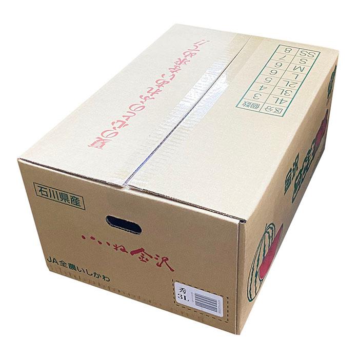 石川県産 こだま西瓜（小玉すいか）秀品 3L〜4Lサイズ（3〜4玉入）（箱