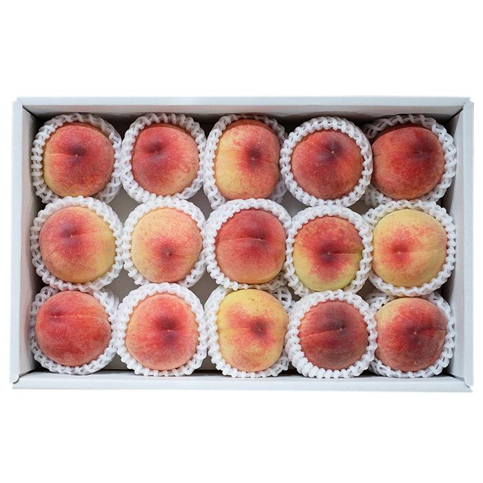 大阪府産 かねちか （包近） 桃 秀品 12〜15玉入り 約4kg （化粧箱