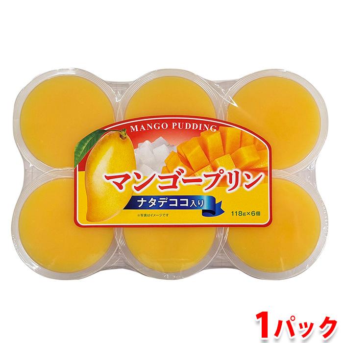 丸成商事 マンゴープリン ナタデココ入り 118g×6個入 （パック