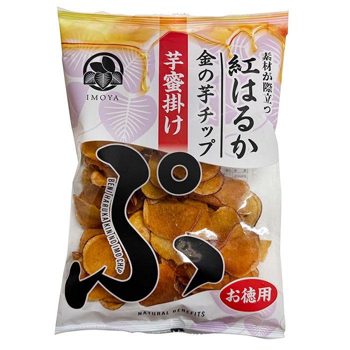 芋蜜掛け 金の芋チップ 紅はるか （お徳用） 160g×12パック入り （箱