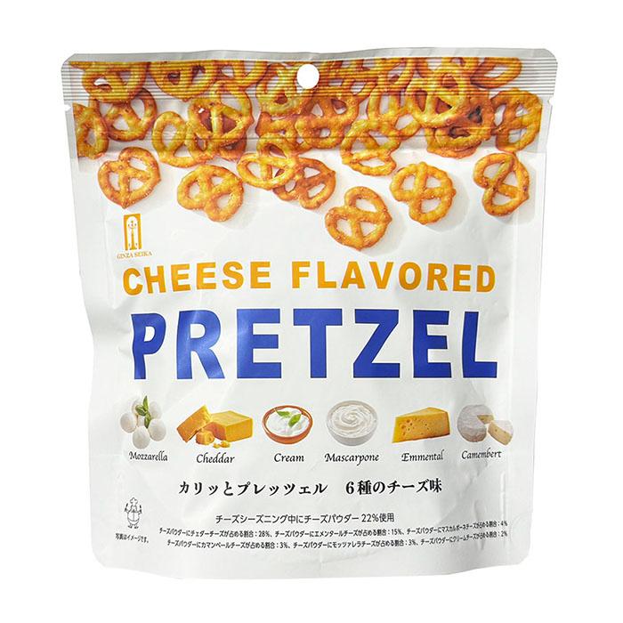 PRETZEL カリッとプレッツェル 6種のチーズ味 100g×8パック