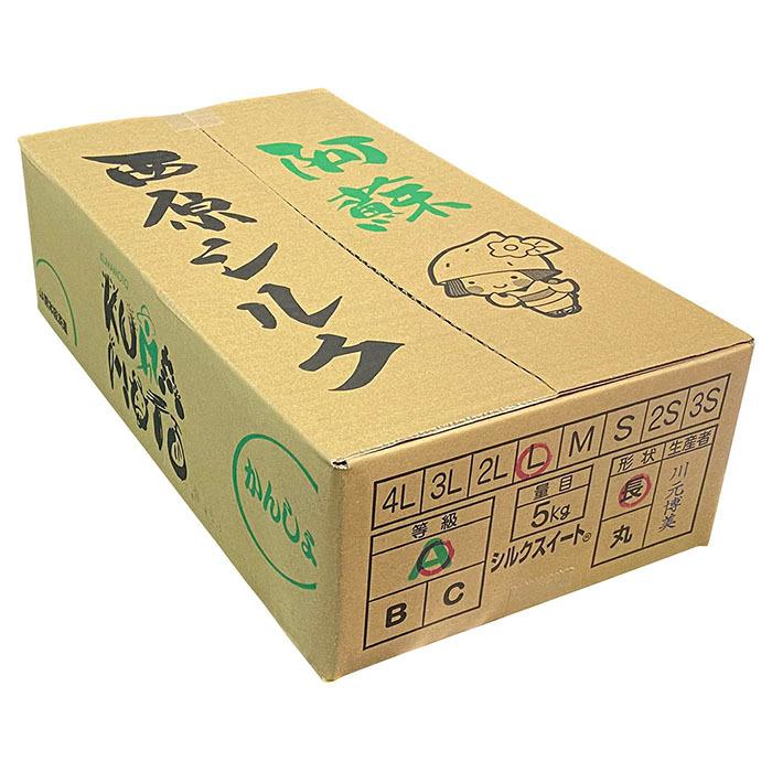 熊本県産（JA阿蘇西原）さつまいも　シルクスイート　A等級　Lサイズ　約5kg（15〜24本前後入）箱入り｜promart-jp｜09