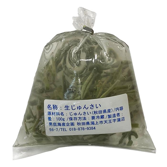 秋田県産 生じゅんさい 小 100g（袋入） : 生鮮卸売市場 - 通販