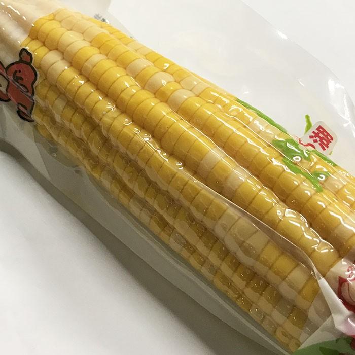 北海道産 とうもろこし 軸付スイートコーン （真空パック） L〜2L