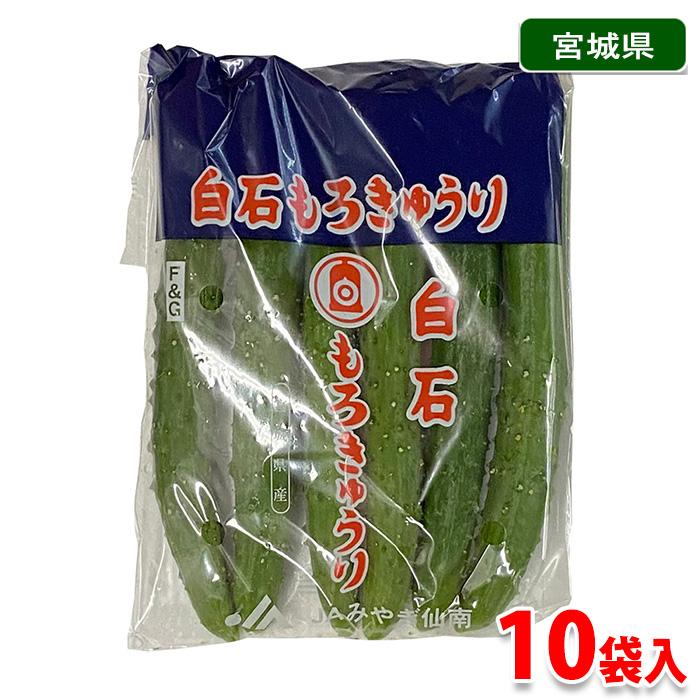 宮城県産　白石もろきゅうり 10袋入り 宮城県産 もろきゅうり 10パック入（箱） : 生鮮卸売市場 - 通販