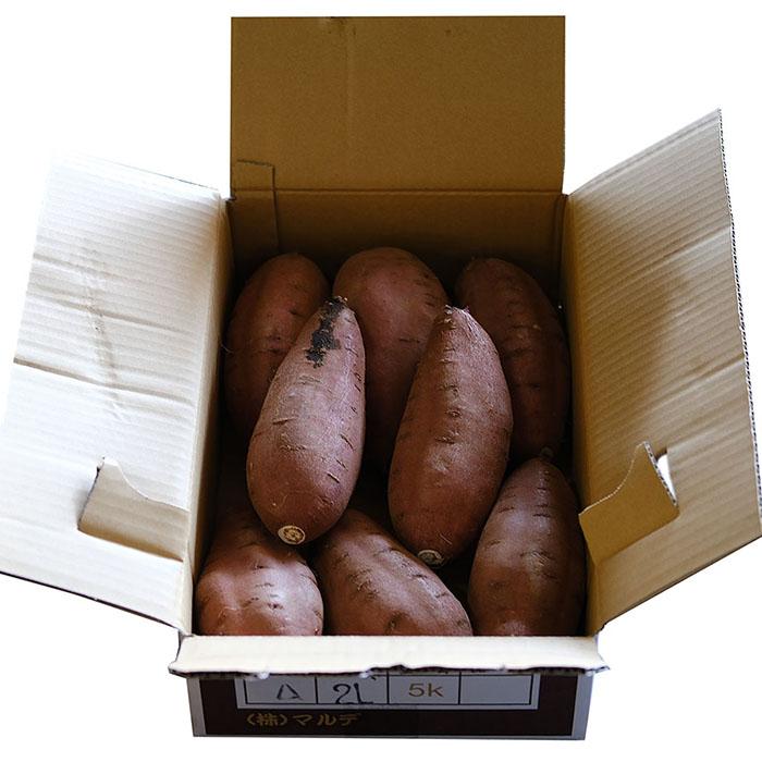 茨城県産 （マルデ） さつまいも 栗かぐや A等級 2Lサイズ 約5kg (約8