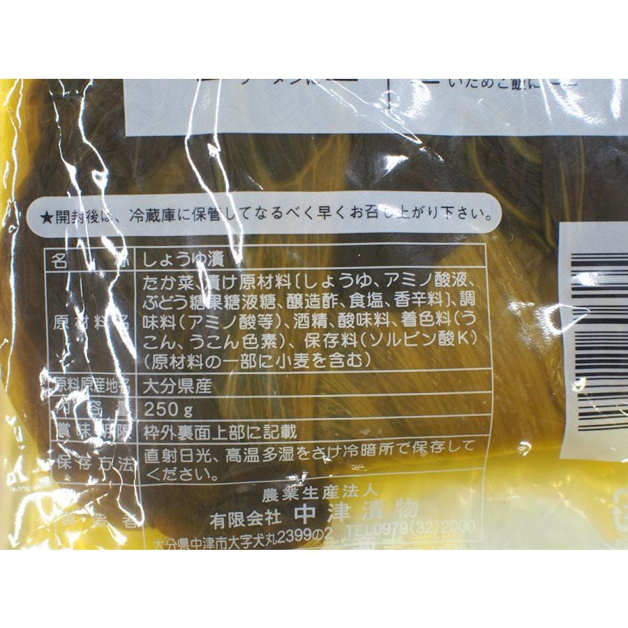 中津漬物 九州特産 高菜漬 250g （パック） : 生鮮卸売市場 - 通販