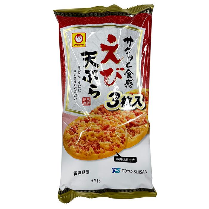 東洋水産 マルちゃん サクッと食感 えび天ぷら 3枚入×12袋 （箱