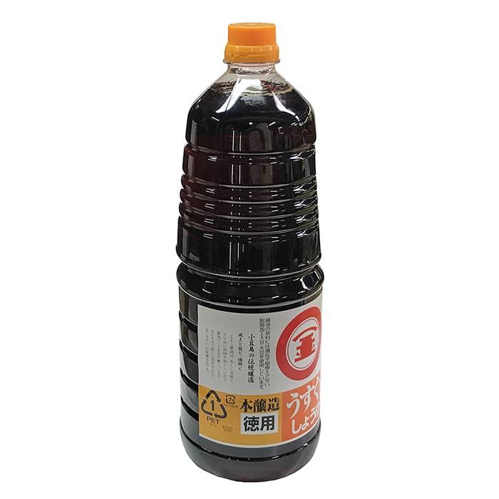 マルキン 本醸造（徳用）うすくちしょうゆ 1.8L : 生鮮卸売市場