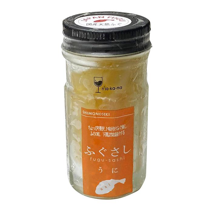 玄洋社 国産天然ふぐさし うに 50g 1本 瓶詰め 珍味 味付け ふぐ刺し
