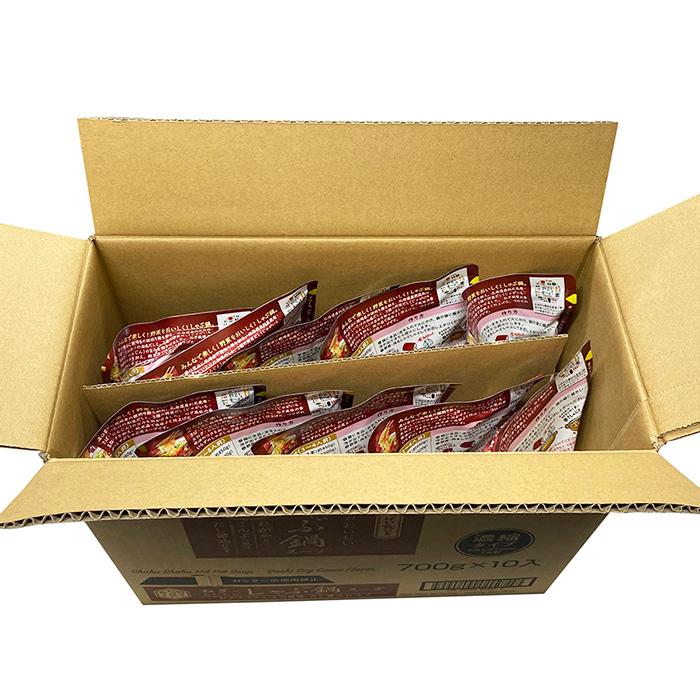 ダイショー ねぎがおいしい しゃぶ鍋スープ 700g×10パック入り （箱