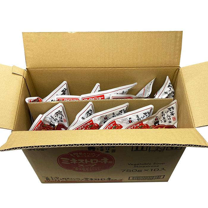 ダイショー ミネストローネ用スープ 750g×10パック入り （箱） 業務用