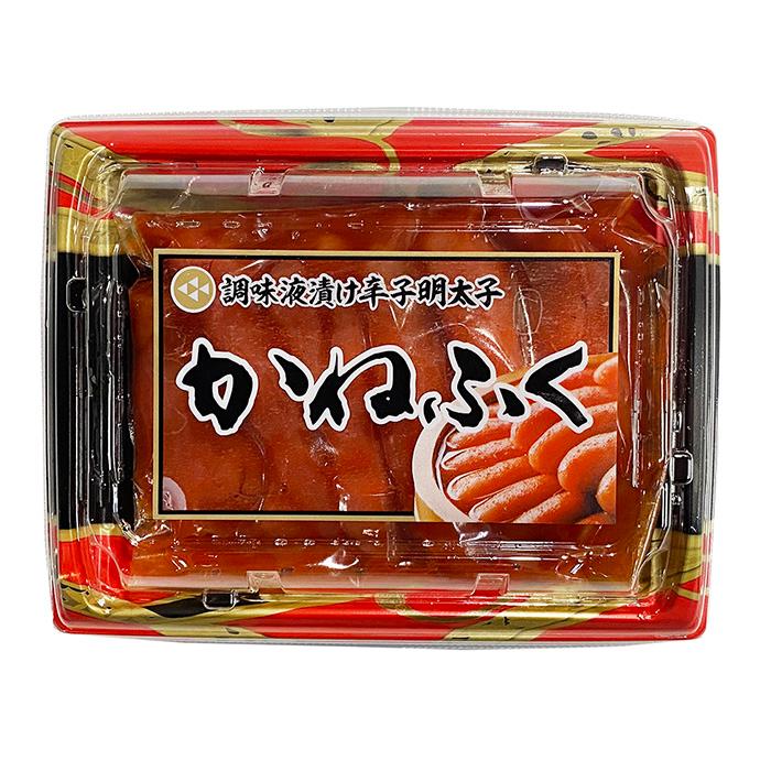 かねふく 辛子めんたいこ 252g (明太子180g、旨だれ72g) パック入り