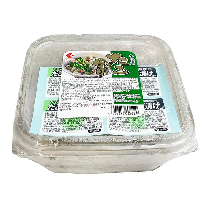 かね徳 たこわさび 1kg （業務用サイズ） わさび漬 : 生鮮卸売市場