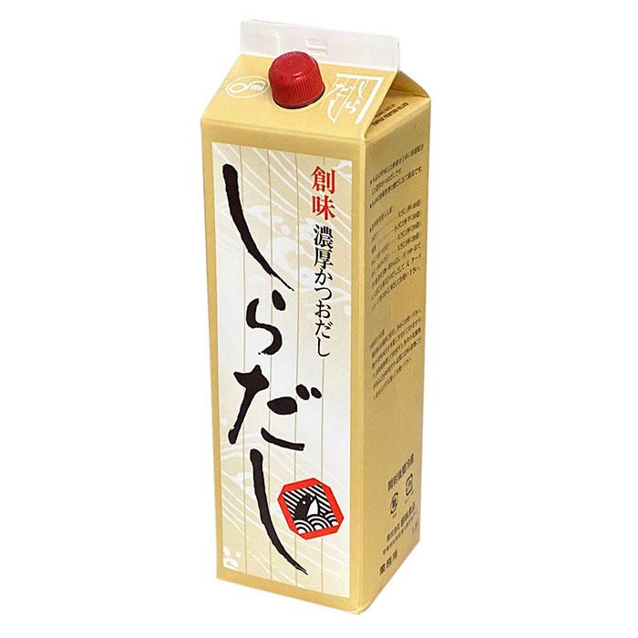 創味 👜 【】 濃厚かつおだししらだし 1.8L×6本