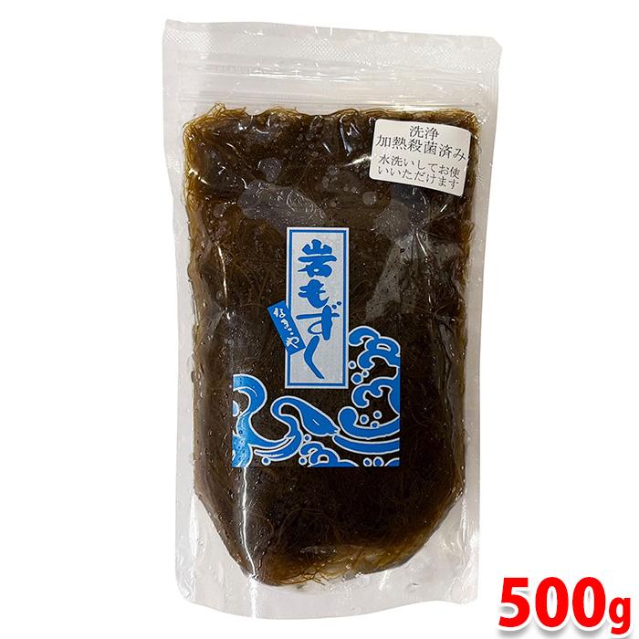 大根音松商店 岩もずく （糸もずく） 500g 極細 もずく : 生鮮卸売市場