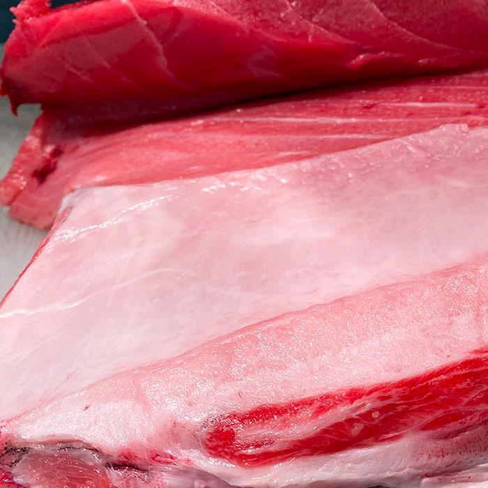 国産本マグロ 約500g 大トロ 中トロ 赤身 対馬産 生 本マグロ 500g （赤身、中トロ、大トロ）《対馬市