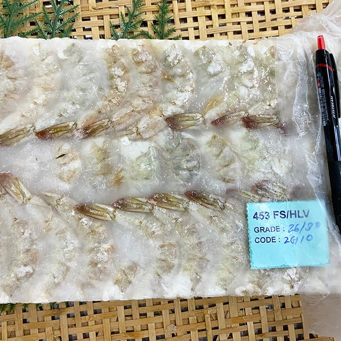 冷凍エビ （バナメイ海老） 無頭・殻つき 16-20サイズ （64〜80尾入り