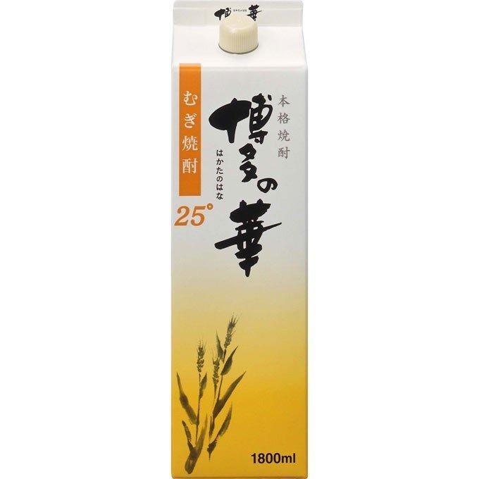 博多の華 パック 麦焼酎 25度 1800ml 福徳長酒類 : 食品&酒プロマート